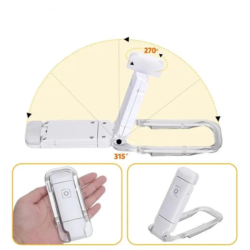 LumiClip - Luz de Leitura LED Recarregável com Proteção para os Olhos