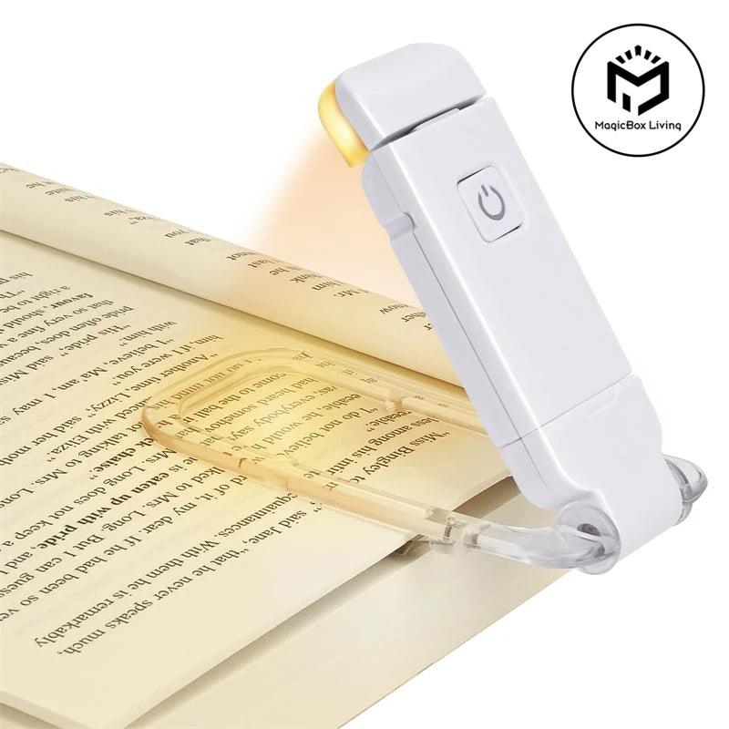 LumiClip - Luz de Leitura LED Recarregável com Proteção para os Olhos